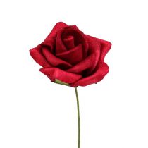 Artikel Skum rosa rød Ø4cm 48 stk