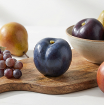 Artikel Plum Blue Kunstig Frugt Food Dummy Ø6,5cm