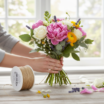 Artikel Papirindpakket tråd, trådindpakket, Ø2 mm, 100 m, naturlig