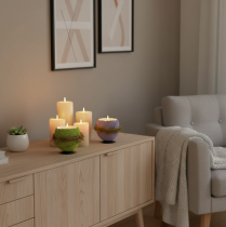 Artikel Dekorativ skål med påskeæg til forårs- eller påskeborddekoration, 9 cm, 4 stk.