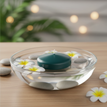 Artikel Flydende lys til festlige lejligheder og stemningsfuld dekoration, 8 cm, 8 stk.