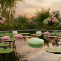 Artikel Flydende lys, dekorativt til festlige lejligheder og stemningsfulde øjeblikke, 8 cm, 8 stk.