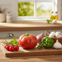 Artikel Tomat kunstig kød tomat mad dummy Ø10cm