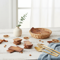 Artikel Dekorative småkager, kunstig mad, 24 stykker, 9x4 cm, borddekoration, butiksvinduedekoration, begivenhedsdekoration, fotorekvisitter