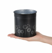 Artikel Mælkebøtte urtepotte, sort, Ø15,5 cm H15,5 cm