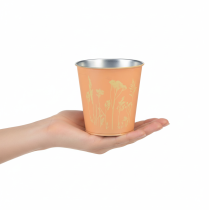 Artikel Metal urtepotte, ferskendesign, plantekasse, Ø10,5 cm H10,5 cm