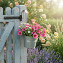 Artikel Hængende plantepotte, urtepotte til ophæng, Ø14cm H28cm