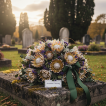 Artikel Compacta Rosette Proteen Grøn Frosted Ø4-5,5cm 20 stk