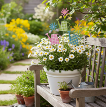 Artikel Vandkandedekorationer til forårsdekoration i haven eller blomsterpotter (12 stk.)