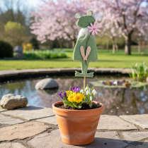 Artikel Filtpæle til dekorative planter – Forårslignende planter til blomster og arrangementer, 10 cm, 12 stk.