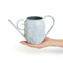 Artikel Dekorativ vandkande vintage metal hvid blå 32x11x18cm dekorativt tilbehør