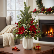 Artikel Kunstig grangren, dekorativ gren, kunstig som juledekoration, 65 cm, 3 stk.