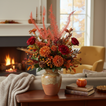 Artikel Bregner, konserverede tørrede blomster, efterårsdekoration, 60 cm, 10 stk.