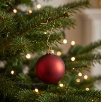 Artikel Gyldne dekorationskroge kuglebøjler - elegante bøjler til julekugler og festlig dekoration - 50 stk.