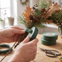 Artikel Blomstertape Blomsterbånd Indpakningstape Grøn 25mm 6 stk