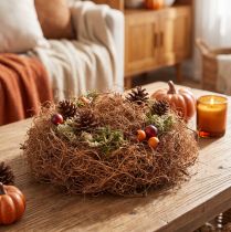 Artikel Dekorativ fiber naturlig tamarind 500g kunstfiber blomsterdekoration