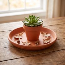 Artikel Coaster Middelhavet, keramisk skål terracotta Ø10,7cm