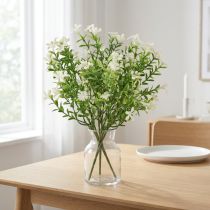 Artikel Kunstig blomsterbuket med isplanter til stilfuld dekoration