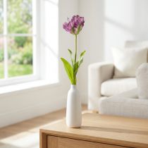 Artikel Kunstig blomster papegøje tulipan kunstig dekorativ tulipan lilla 63cm