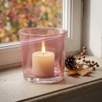 Artikel Glasgryde Ø10cm H8,5cm gammelrosa