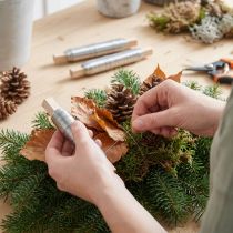 Artikel Indbindingstråd indpakningstråd blomstertråd sølv 0,50mm 100g 3 stk.