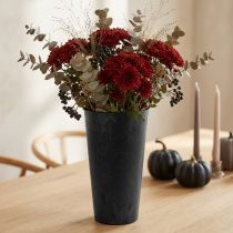 Artikel Bord Vase Vase Sort Plast Antracit Ø15cm H24cm