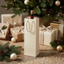 Artikel Gavepose til flasker papircreme 12×9×36cm 1 stk