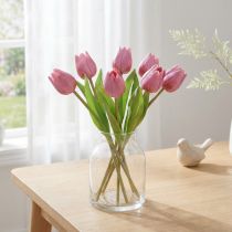 Artikel Blomsterdekoration Tulipaner Kunstige Blomster Lilla 20cm 6 Stk