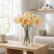 Artikel Ranunkel blomstergren til dekorative vasearrangementer, 32 cm, 5 stk.