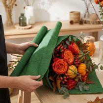 Artikel Blomsterhandler crepepapir mørkegrønt 50x250cm