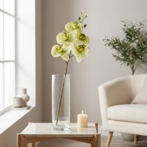 Artikel Orkidé Kunstig Gul Grøn Phalaenopsis 85cm