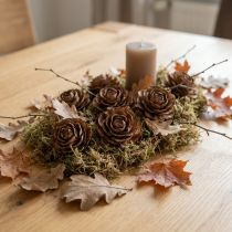 Artikel Kegler af cedertræ skåret som en rosencederrose 4-6cm naturel 50 stk