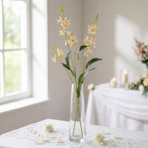 Artikel Kunstig lilje med lang stilk, kunstig blomst, dekoration til bryllupsværelset, 110 cm, 2 stk.