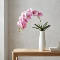 Artikel Orkidé Phalaenopsis kunstig 8 blomster pink 104cm