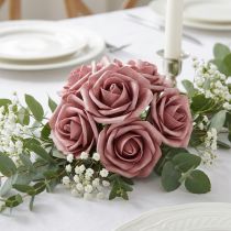 Artikel Skumrose Ø7,5cm gammelrosa 18 stk