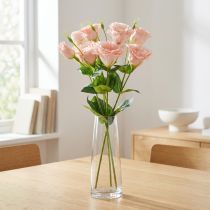 Artikel Kunstige blomster Eustoma Lisianthus lyserød 52 cm 5 stk