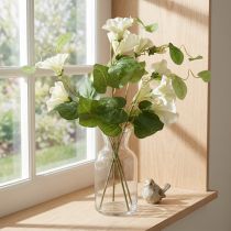 Artikel Kunstige søde ærter, haveblomster, hvide, 85 cm