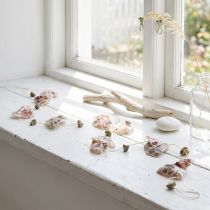 Artikel Skalguirlande med sten natur 100cm