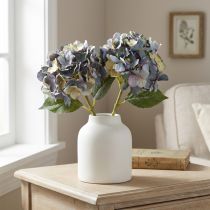 Artikel Kunstige blomster i blå hortensia stor Ø15cm L58cm 2stk