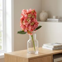 Artikel Kunstig hortensia med et elegant udseende til attraktiv rumdekoration, 62 cm
