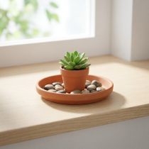 Artikel Grydeskænk, terracotta, madskål, arrangementsbund Ø8,8cm