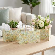 Artikel Gavepose med hanke gavepose mønstret 24×12×12cm 6stk