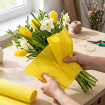 Artikel Florist Crepe Paper Gul 50x250cm