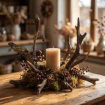 Artikel Natraj Antler Wood Mix Natural 10 stk