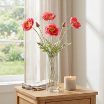 Artikel Valmuer Kunstige Lyserøde Kunstige Blomster Ø6–7cm L78cm 3stk
