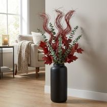 Artikel Tørret dekorativ gren af krøllet pil til kreativ blomsterdekoration og boligtilbehør 80 cm 70 g