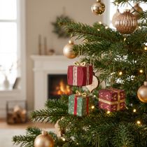 Artikel Juledekoration papmaché gavemærker 6 cm 3 stk