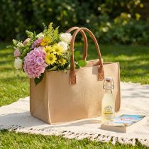 Artikel Filtpose i raffia-look 50 cm x 25 cm x 25 cm