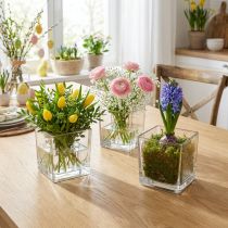 Artikel Klare glasterninger 10 cm x 10 cm x 10 cm, 6 stk.