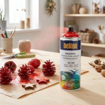Artikel Belton fri vandlak rød farve spray brand rød 400ml
